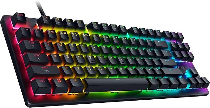 Razer Huntsman V3 HE Magnetic TKL 8KHz Wired Gaming Keyboard | Hall Effect Magnetic Switches, 8000 Hz Polling, Razer Snap Flex,Razer Snap Tap, Rapid Trigger, Adjustable Actuation - Image 17
