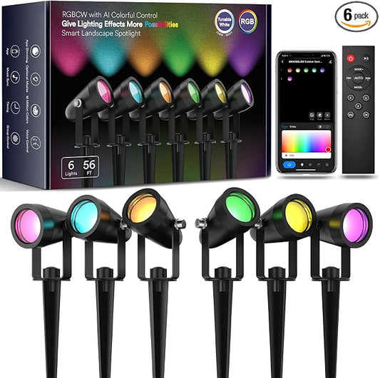 smart Outdoor spotlights | smart voice control by GraceHomeSmart