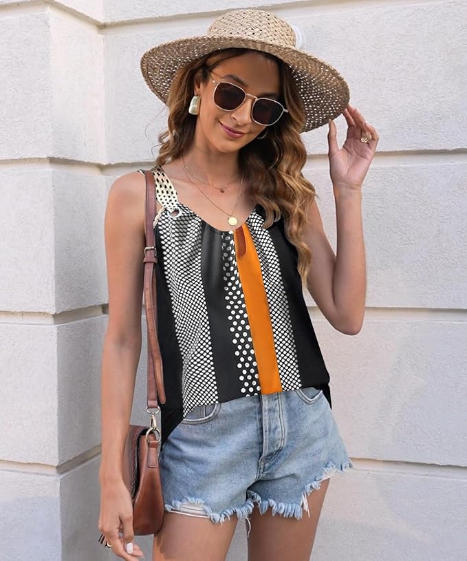 Disamer Womens Tank Tops 2026 Loose Fit Casual Summer Spaghetti Strap Trendy Spring Cute Lace Sleeveless T Shirts - Image 3