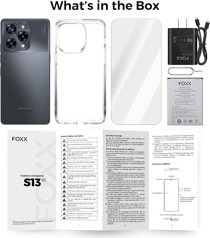 S13 Unlocked Cell Phone Android 14 Smartphone 6.67" FHD+ AMOLED 120Hz Display 108MP AI Triple Camera 32MP Front Cam 12GB RAM+512GB 5000mAh Battery 33W Charging, Dual SIM Fingerprint & AI Face Unlock - Image 7