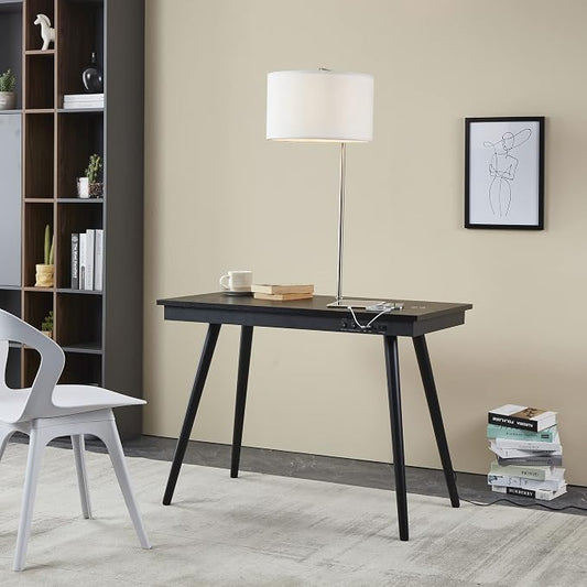 FENLO Future - 39' Modern Desk with USB-C & Qi Wireless Charging Station by FENLO
