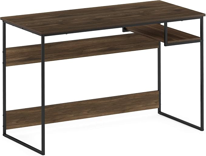 FURINNO Moretti Lifestyle Study Desk, 45 Inches, Columbia Walnut - Image 5