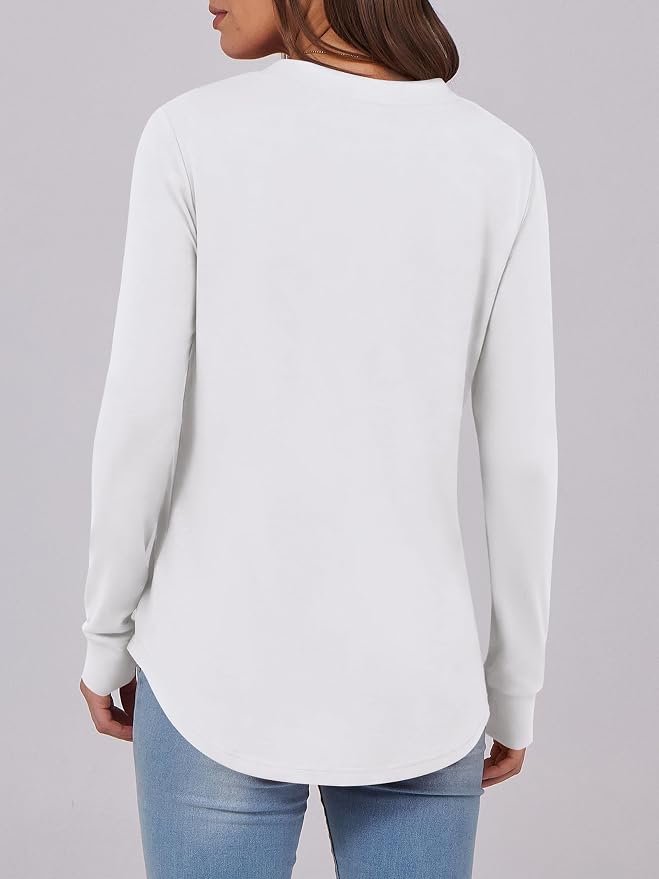 ANRABESS Women's Long Sleeve Shirts 2026 Spring Fashion Dressy Casual Tops Trendy Henley Blouses Cute Work Outfits Clothes - Image 5