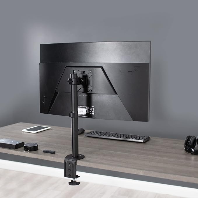 VIVO Single 13 to 38 inch LCD Monitor Heavy Duty Desk Mount Stand, Holds 1 Standard to Ultrawide Screen up to 38 inches, STAND-V001C - Image 9