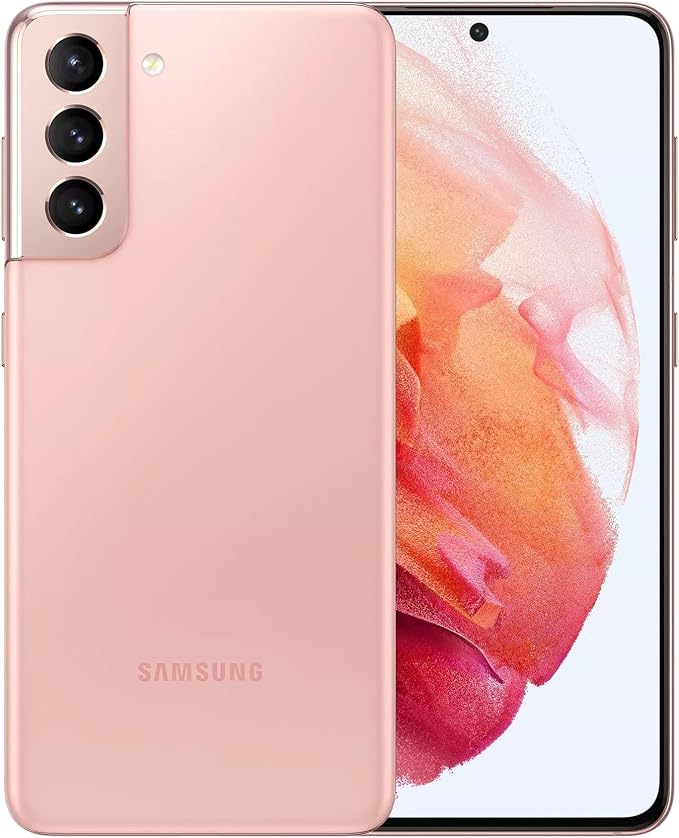 Samsung Galaxy S21 5G, US Version, 128GB, Phantom Pink- T-Mobile (Renewed) by Amazon+Renewed