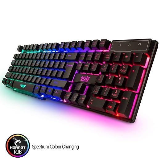 Gaming Keyboard and Mouse and Mouse pad and Gaming Headset, Wired LED RGB Backlight Bundle for PC Gamers and Xbox and PS4 Users - 4 in 1 Edition Hornet RX-250 - Image 3