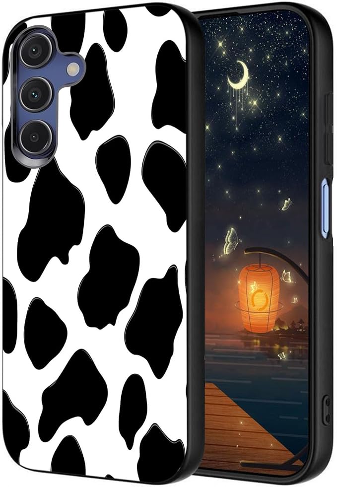 Designed for Galaxy A16 5G Phone Case,Slim Silicone Shockproof Protective Case for Galaxy A16 5G 6.7 inch,Cow Print by Unknown