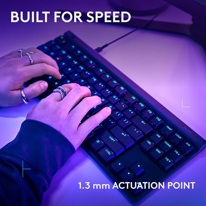Logitech G502 X Wired Gaming Mouse + G515 TKL Wireless Gaming Keyboard (Tactile) Bundle: Black - Image 4