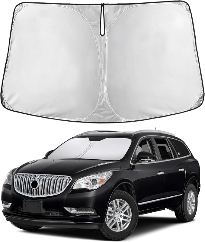 EcoNour Windshield Sunshade Compatible for Buick Enclave 2010-2015 2016 2017, Sun Visor for Front Windshield & Window Sun Shade Cover, UV Heat Blocker & Protector, Car Accessories by EcoNour