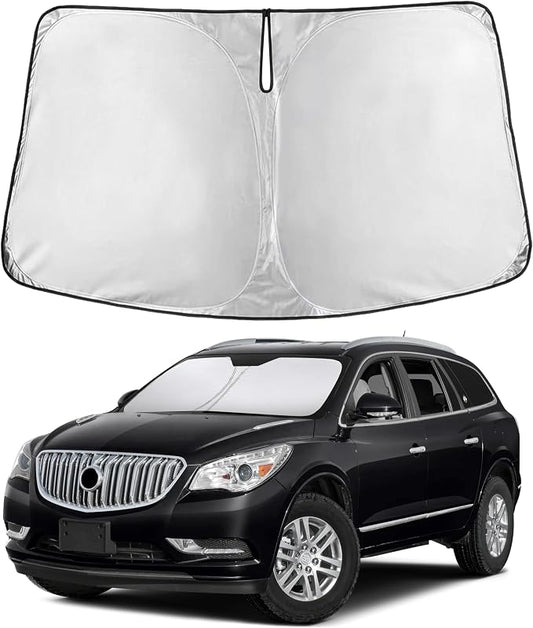 EcoNour Windshield Sunshade Compatible for Buick Enclave 2010-2015 2016 2017, Sun Visor for Front Windshield & Window Sun Shade Cover, UV Heat Blocker & Protector, Car Accessories by EcoNour