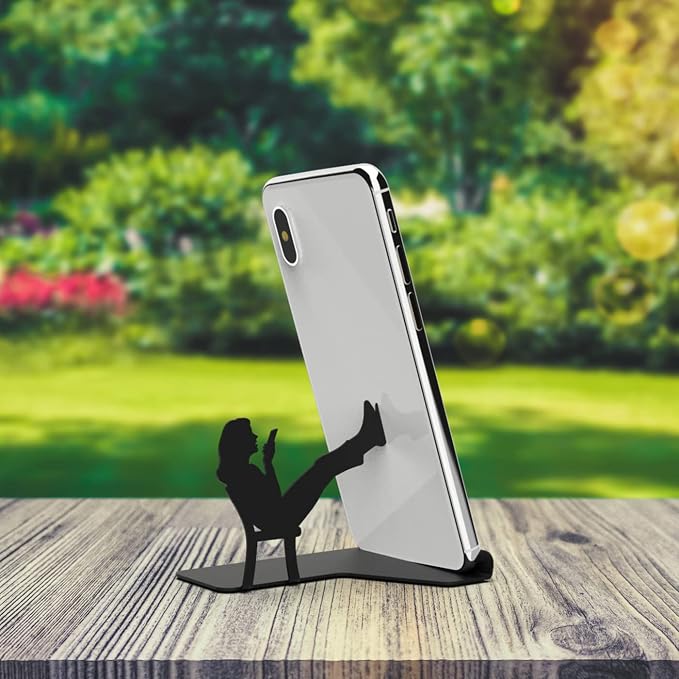 Artori Design Cell Phone Stand for Desk - Smartphone Stand for Office or Home - Cute Phone Stand for Recording Watching Videos Gaming or Video Calls - Unique Phone Holder for Tablets and Cellphones - Image 6
