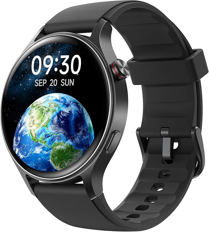 Fitpolo Smart Watch for Men Women,1.3" AMOLED Touchscreen Fitness Tracker, Make/Answer Calls, Heart Rate SpO2 Monitor, 3ATM Waterproof, Sleep & Activity Tracking Smartwatch for Android Phones iPhone by Fitpolo