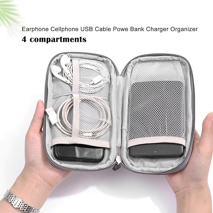 Organizer Bag Case Electronic Devices Travel Pouch Cable USB Charger Accessories Cellphone SD Power Bank Earphone - Image 5