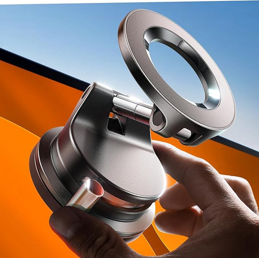 LISEN for Magsafe Car Mount, Magnetic Phone Holders for Your Car Vacuum, Phone Mount for Car Accessories for Women Men Jeep BMW, Suction Phone Holder Gifts Kits, for iPhone 17 Pro Max 16 15 14 13 12 by Lisen