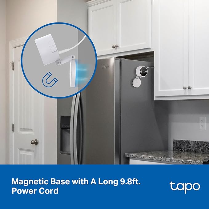 Tapo 2K+ Indoor/Outdoor Wired Security Camera - 2024 PCMag Editors' Choice, Person/Pet/Vehicle Detection, Baby Monitoring, Color Night Vision, Subscription-Free Local Storage or Optional Cloud, C120 - Image 6