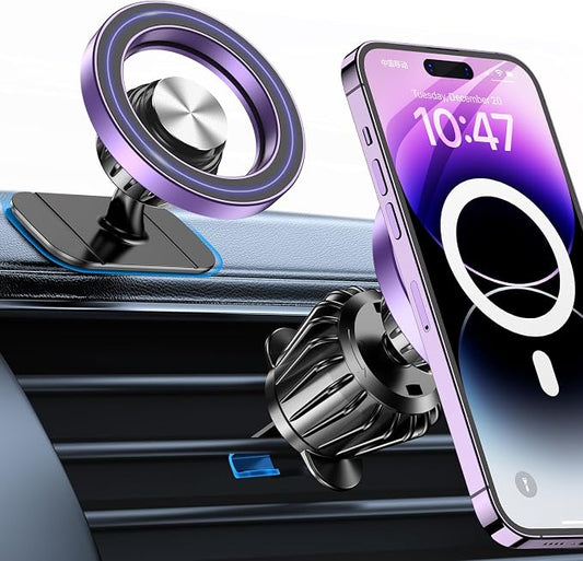 Kaistyle for Magsafe Car Mount【20 Strong Magnets】Magnetic Phone Holder for Car Phone Holder Mount Dash Mounted Holders Cell Phone Holders for Your Car Accessories for Women Men for iPhone 17 16 15 14 by Kaistyle