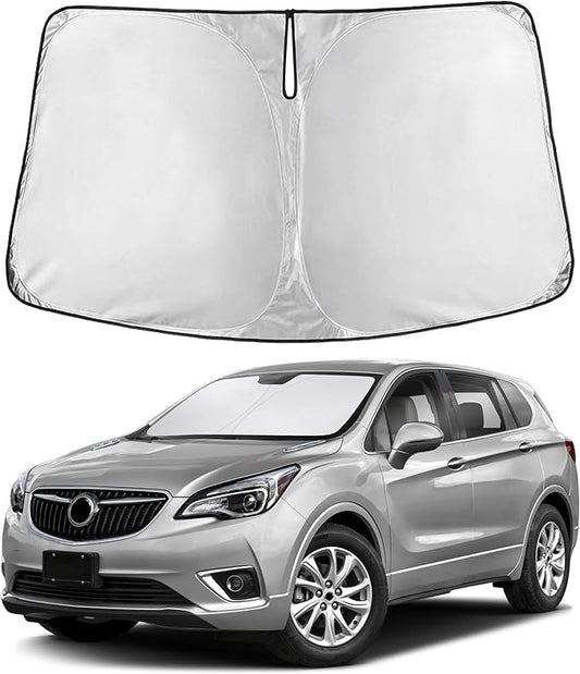 EcoNour Windshield Sunshade Compatible for Buick Envision 2016-2018 2019 2020, Sun Visor for Front Windshield & Window Sun Shade Cover, UV Heat Blocker & Protector, Car Accessories by EcoNour