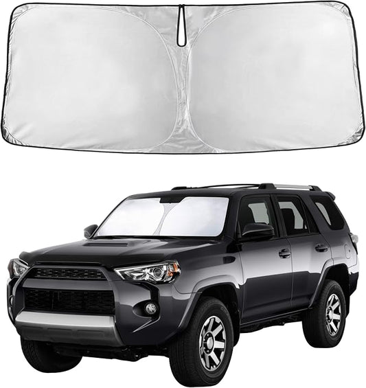 EcoNour Windshield Sunshade for Toyota 4Runner 2010-2023 2024 2025 2026, SR5, Trail, TRD (Off-Road, Premium, Pro) Limited, Front Window Sun Shade Cover, UV Heat Blocker & Protector, Car Accessories by EcoNour