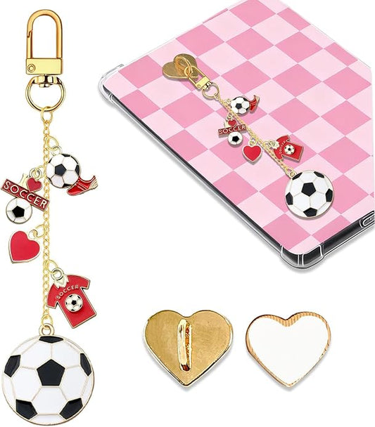 Charm Chains for Kindle,Cute E-reader Phone Charm Bracelets Accessories Compatible for Kindle E-Reader Phone iPad AirPod,Gifts for Reader Booklovers by Unknown