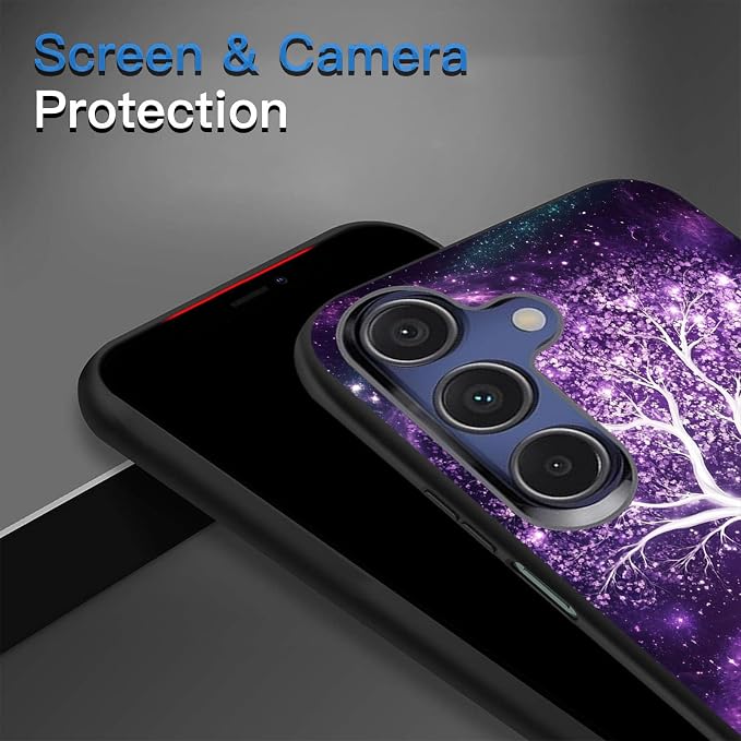 Designed for Galaxy A16 5G Phone Case,Slim Silicone Shockproof Protective Case for Galaxy A16 5G 6.7 inch,Life Tree - Image 5