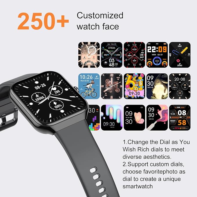Smart Watch for Men Women (Answer/Make Call), Fitness Watch with Heart Rate/Sleep Monitor/Pedometer/Calories,2026 New Smartwatch IP68 Waterproof,113+ Sports Modes, Activity Tracker for Android iOS - Image 3