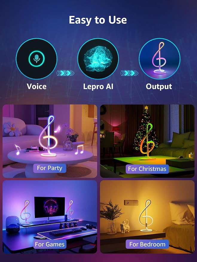 Lepro Bundle - TB1 AI Smart Lamp & TB2 AI Smart Lamp - Image 6