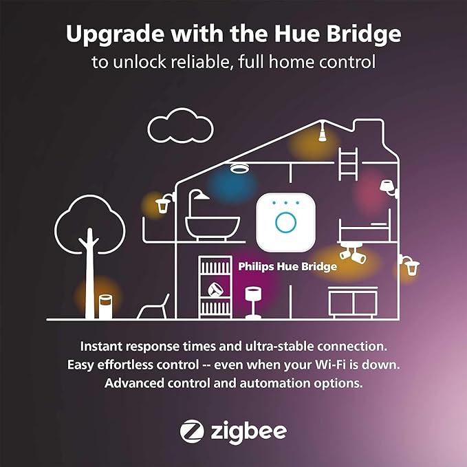 Philips Hue Lily Outdoor Smart LED Spotlight - White & Color Ambiance - Low Voltage Landscape Lighting - 1 Pack - Requires Bridge and Power Supply - Control with App and Voice - Weatherproof - Image 8