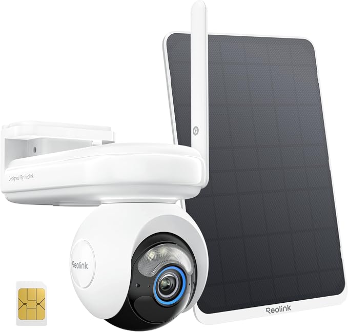 REOLINK Security Cameras Wireless Outdoor, Solar Camera for Home Security | 24/7 Continuous Recording, 2K ColorX Night Vision, 6 Months Battery Life, Smart AI Detection & Auto Tracking, 12W Solar Panel by Unknown