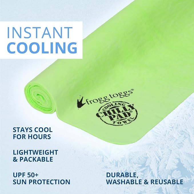 FROGG TOGGS Chilly Pad, Instant Cooling Towel, Long Lasting, Reusable, Sports and Outdoors Neck Towel 33x13 - Image 3