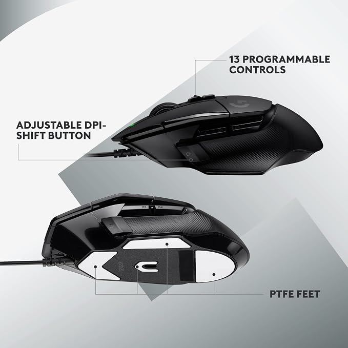 Logitech G502 X Wired Gaming Mouse + G335 Wired Gaming Headset - Black - Image 4