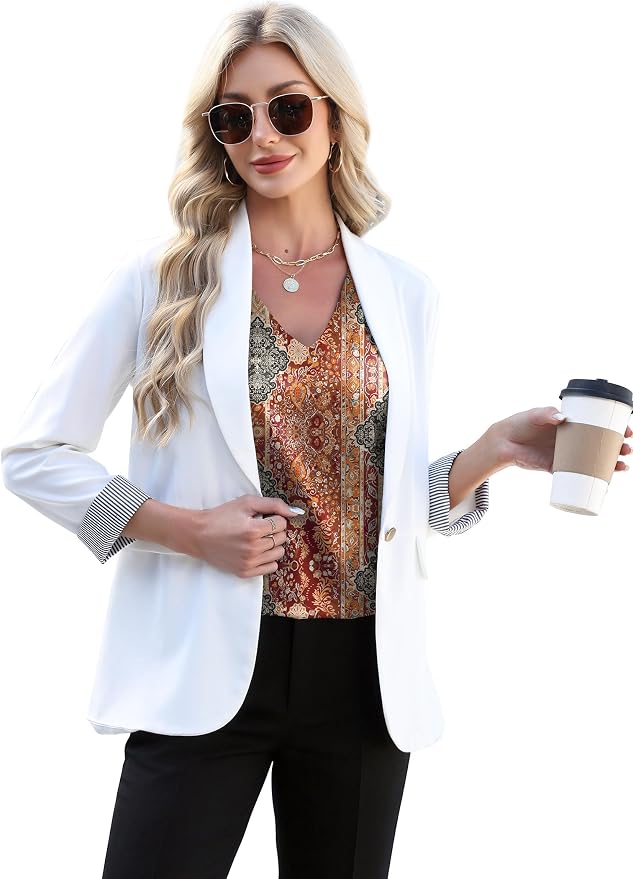 WIHOLL Womens Satin Summer Tops Cap Short Sleeve Blouses V Neck Shirts Business Casual Outfits Fashion Clothing 2026 - Image 5
