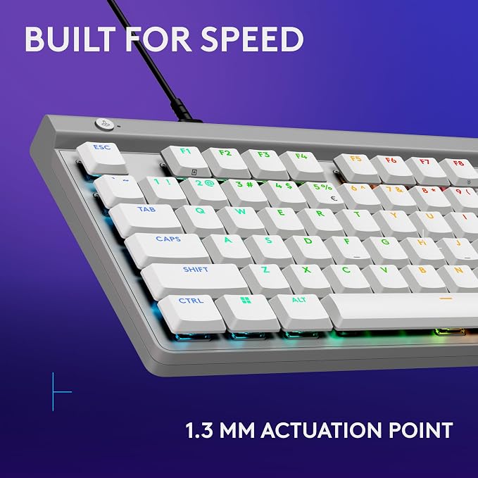 Logitech G502 X Wired Gaming Mouse + G515 TKL Wireless Gaming Keyboard (Tactile) Bundle: White - Image 4