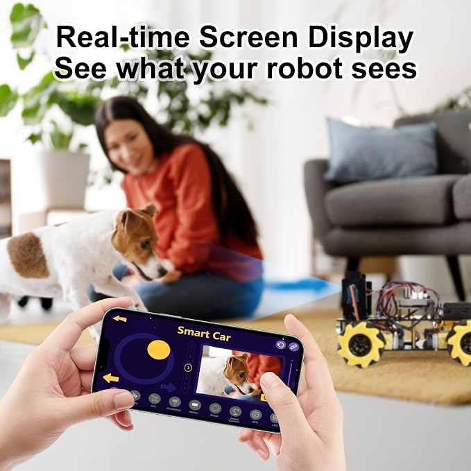Robotics Kit for Kids Ages 8–12 12-16, ACEBOTT Smart Robot Car Kit with 3MP Camera, STEM Toys for Boys Compatible with Arduino & Scratch,App & Remote Control,STEM Gift for Boys, Girls,Teens and Adults - Image 4
