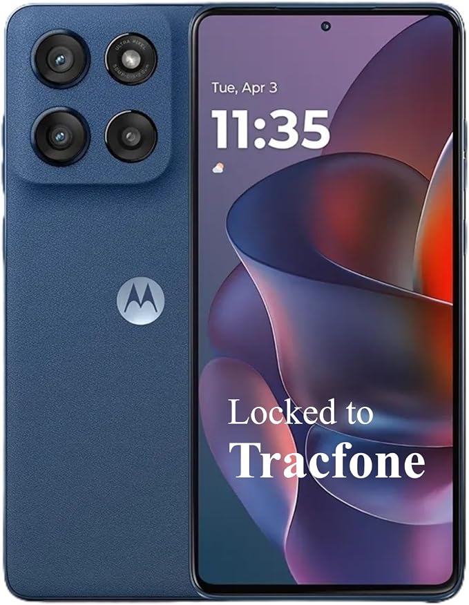 Tracfone Motorola Moto g Stylus 2025, 128GB, Gibraltar Sea - Prepaid Smartphone with Built-in Stylus, 6.8" FHD+ Display, 50MP Camera, 5G (Locked to Tracfone) by Tracfone