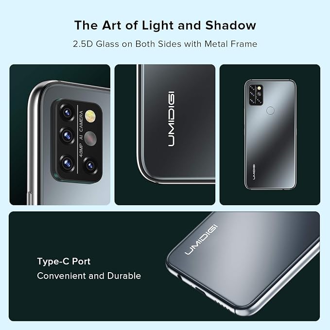 UMIDIGI A9 Pro Unlocked Cell Phones(4+64GB) 6.3" FHD+ Full Screen, 4150mAh High Capacity Battery Smartphone with AI Matrix Quad Camera, Dual SIM Phone - Image 4