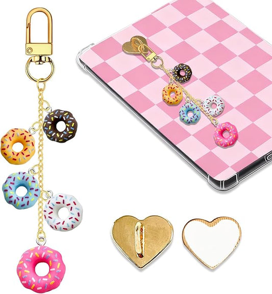 Charm Chains for Kindle,Cute E-reader Phone Charm Bracelets Accessories Compatible for Kindle E-Reader Phone iPad AirPod,Gifts for Reader Booklovers by Unknown
