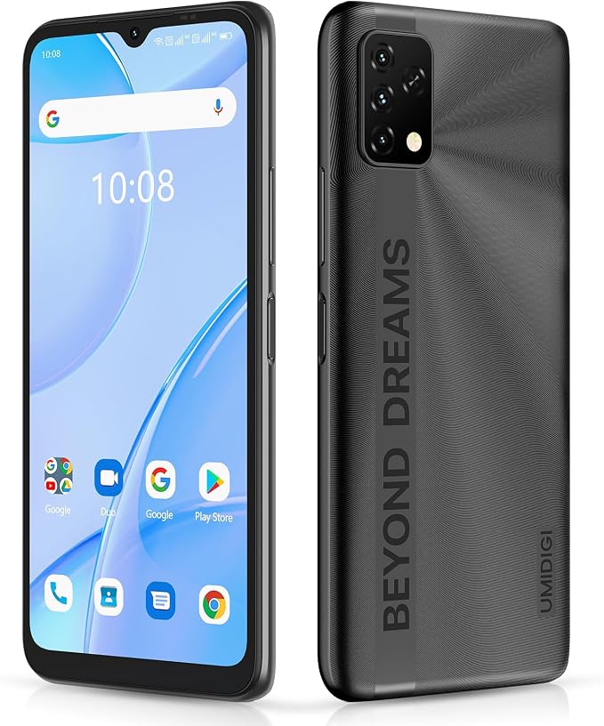 UMIDIGI Power 5S 4+32GB Unlocked Cell Phone Expandable 258GB, Up to 2.0GHz 6150mAh with 3D Unibody Design, 6.53 HD Display Smartphone with 16MP AI Triple Camera, Dual SIM by UMIDIGI
