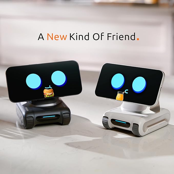LOOI Robot-Space Black-AI Desktop Companion,ChatGPT&Gemini Voice Interaction,Visual Understanding,Personality&Memory,10W Wireless Charging,Tech&Gadget Gift,Electronic pets,Toy,Geek,Desktop Setup - Image 3