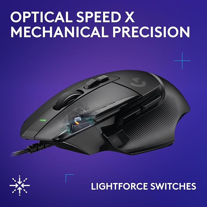 Logitech G502 X Wired Gaming Mouse + G515 TKL Wireless Gaming Keyboard (Tactile) Bundle: Black - Image 6