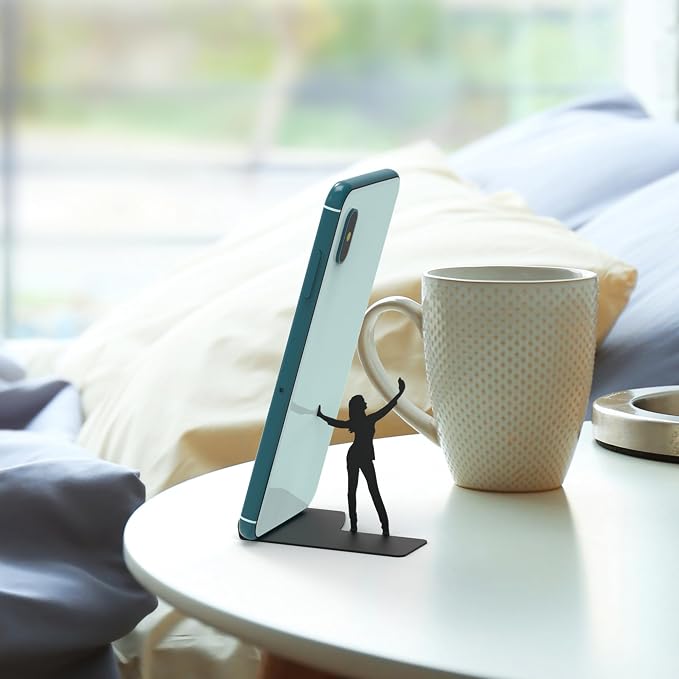 Artori Design Cell Phone Stand for Desk - Smartphone Stand for Office or Home - Cute Phone Stand for Recording Watching Videos Gaming or Video Calls - Unique Phone Holder for Tablets and Cellphones - Image 3
