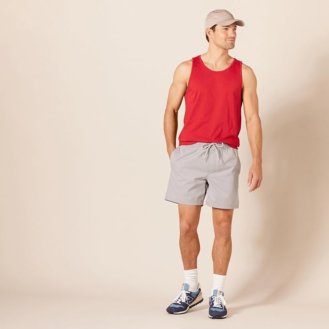 Amazon Essentials Men's Active Quick Dry Tech Stretch Moisture Wicking Lightweight Gym Tank Top - Image 5