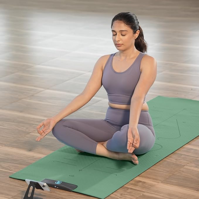 Smart Mat Gen3 - Dark Grey| AI Powered Yoga Mats For Home Workout | Lightweight Yoga Mats of 6mm | Real Time Tracking Exercise Mats For Men & Women - Image 2