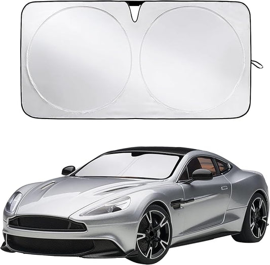 Econour Windshield Sunshade for Aston Martin Vanquish, Vanquish S 2014-2016, 2017, 2018 Sun Visor for Front Window Sun Shade Cover, UV Blocker & Protector, Car Accessories by EcoNour