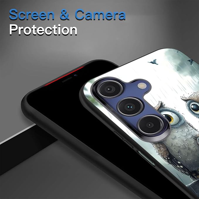 Designed for Galaxy A16 5G Phone Case,Slim Silicone Shockproof Protective Case for Galaxy A16 5G 6.7 inch,Cute Owl - Image 5