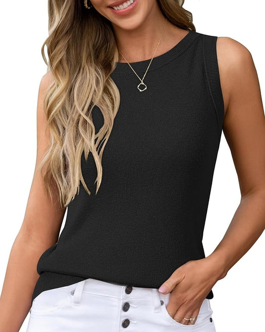 Arach&Cloz Women's Wool Blend Sweaters Non See Through Summer Business Casual Tank 2026 by ArachClozFocusonQuality