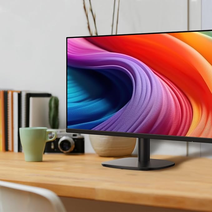 Amazon Basics 24 Inch (23.8 inch viewable) Monitor, FHD 1080P, Max 100Hz, VESA Compatible, Built-in Speakers, Black - Image 7