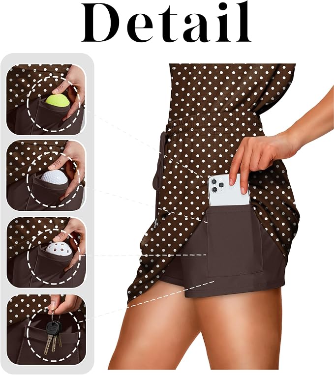 NIASHOT Two Piece Skirt Sets for Women Summer Vacation Travel Outfits Tennis Golf Skorts Versatile Lounge Sets - Image 4