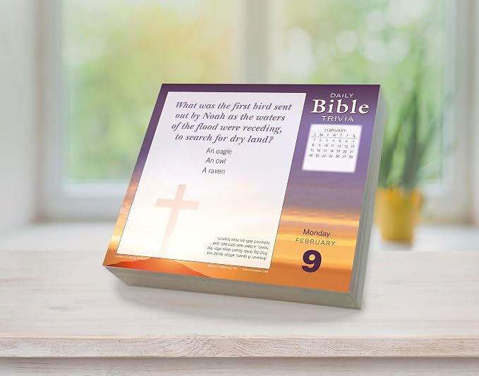 Bible Trivia 2026 Daily Desk Calendar: Boxed Page-a-Day Christian Quiz Calendar with Daily Scripture Facts, Bible Challenges & Faith-Based Fun - Image 3