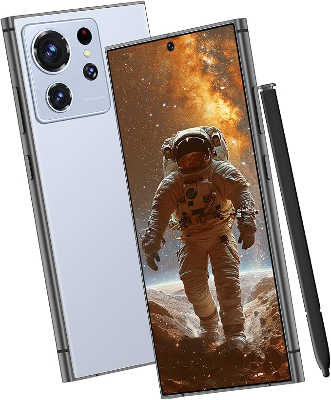 S24 Ultra Unlocked Cell Phones Smartphone with Built-in Pen 8+256GB Android 13 Phones 6.8" HD Screen Dual SIM 108MP+48MP Camera (Blue) - Image 2