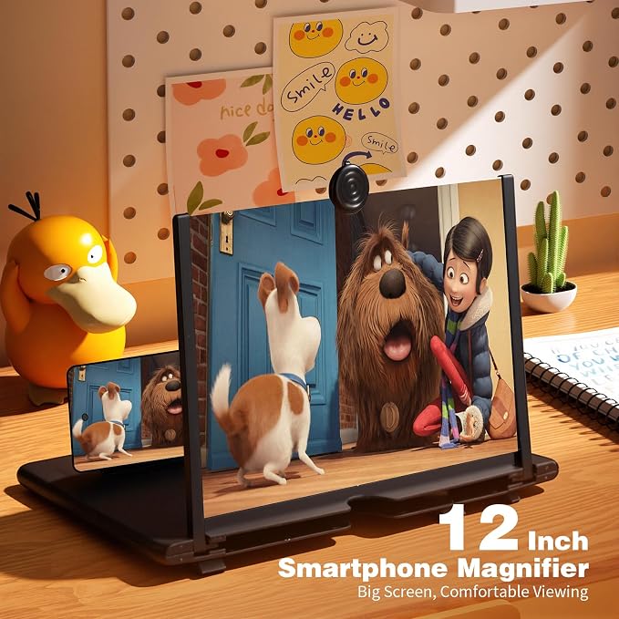 2pc Screen Magnifier Cell Phone Gifts for Men Tech Gadgets Amplifier Mobile Phone Tecnologia para Hombres Futuristic Amplificador De Pantalla para Celular Top Ten for iPhone Hi Def Big Screen - Image 4